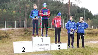 Martin Uldal tok 1. plass på dagens rulleskirenn på Feed